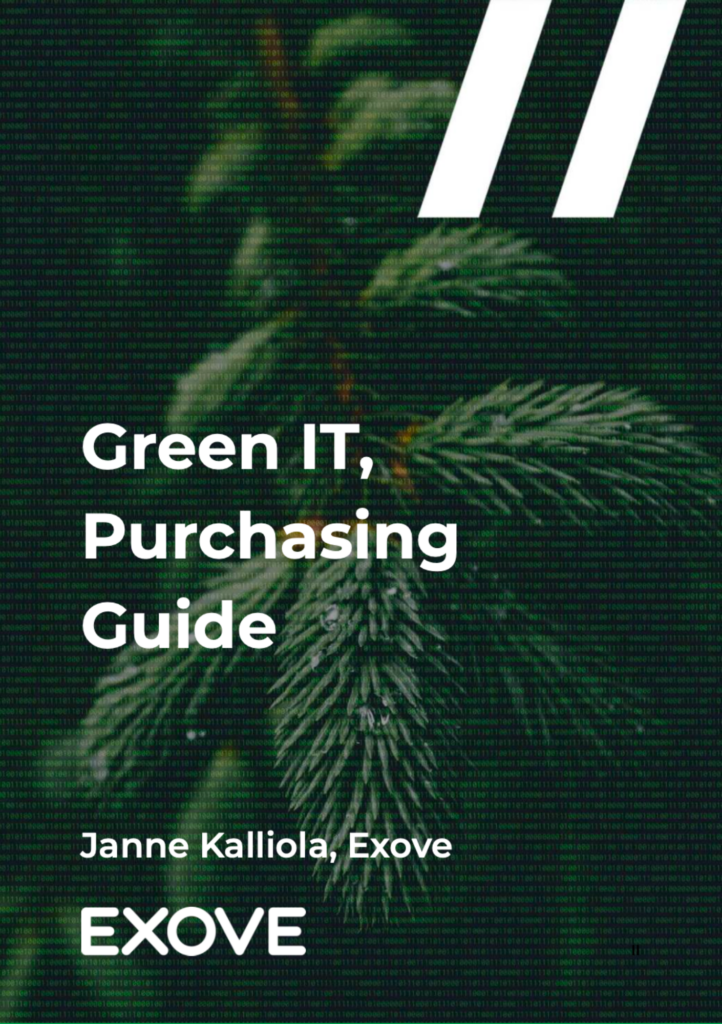 Green IT, Purchasing Guide Front page.