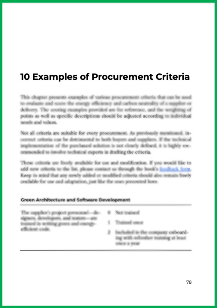 Green IT, Purchasing Guide. Photo from the book.