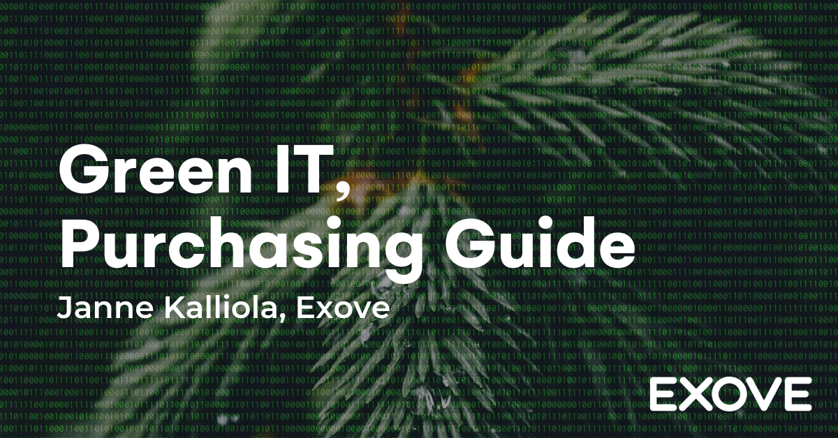 Green IT, Purchasing Guide banner.
